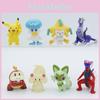 Pokemon Pikachu Twisted Egg Doll Toy Set Of 8, 5cm Pvc, Static Display, Cake Decoration