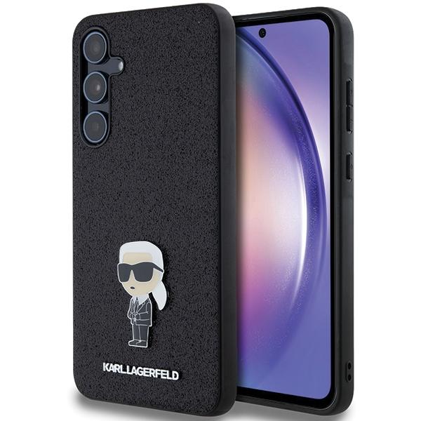 Karl Lagerfeld KLHCSA55GKNPSK A55 A556 black/black hardcase Fixed Glitter Ikonik Logo Metal Pin