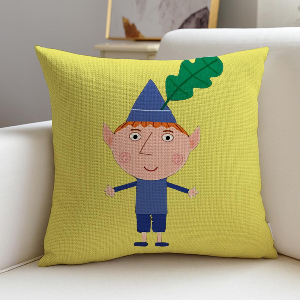 Housse de coussin Ben et Holly Petit Royaume Douce Décorative Housse de coussin x x Taies d'oreiller pour Canapé Salon Maison Chambre