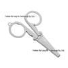 Morandi Foldable Mini Stainless Steel Scissors for Paper Cutting