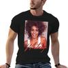 Whitney Houston Official Smile Signature T Shirt. T-Shirt Man T Shirt Heavy Cotton Man Tshirt T
