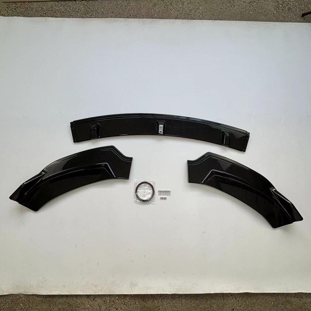 Suitable for Tesla model3 modification of three front lips, front shovel, sports small surround, front bar appearance parts