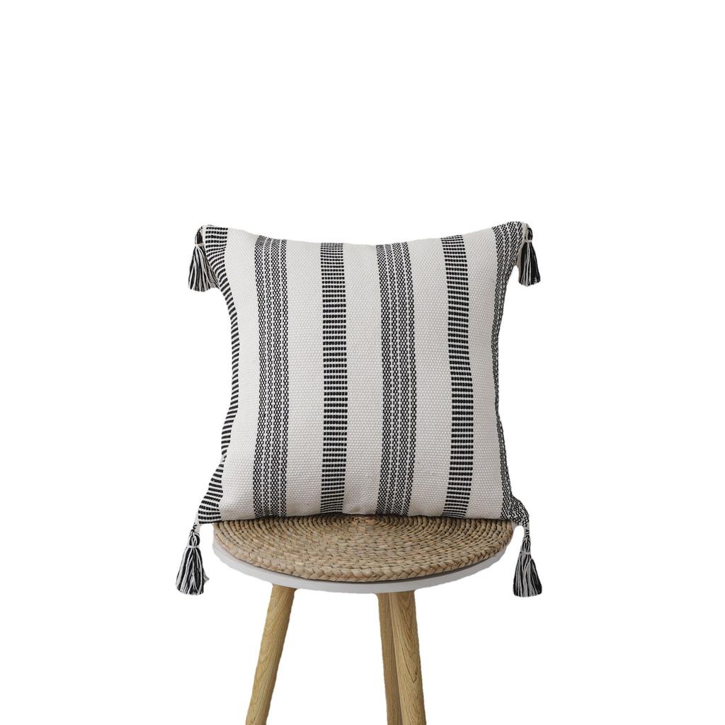 Quality Cotton Pillow Cover Striped Cushion Cover Decor Pillowcase for Sofa Car Home Luxury Throw Pillow Case30X50 45x45 50x50cm
