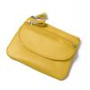 Blanc Pomme Damplånbok Mini med Myntfack, Äkta Läder, Kompakt, Gul, bp-3019