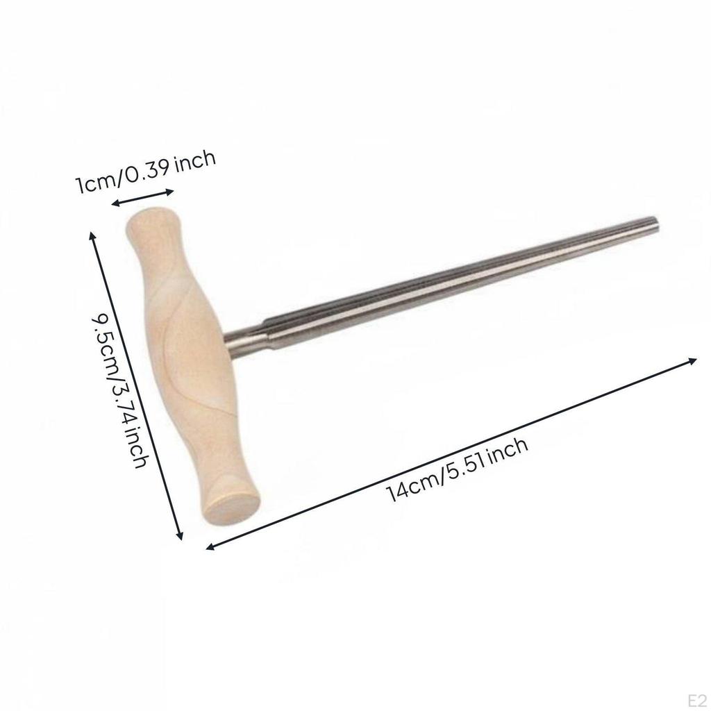 Violin Peg Hole Taper Tool HighSpeed Steel WearResistant for Luthiers,