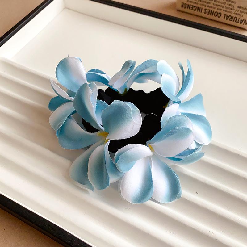 

Резинка для волос с цветком франжипани - Стильный, универсальный весенний аксессуар для плетения и укладки