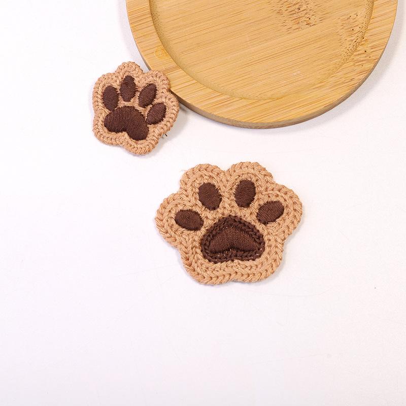 Supply Clothes Decoration Clothing Accessories Diy Cute Animal Claws Decoration Bear Paw Embroidery Patch Cloth Sticker