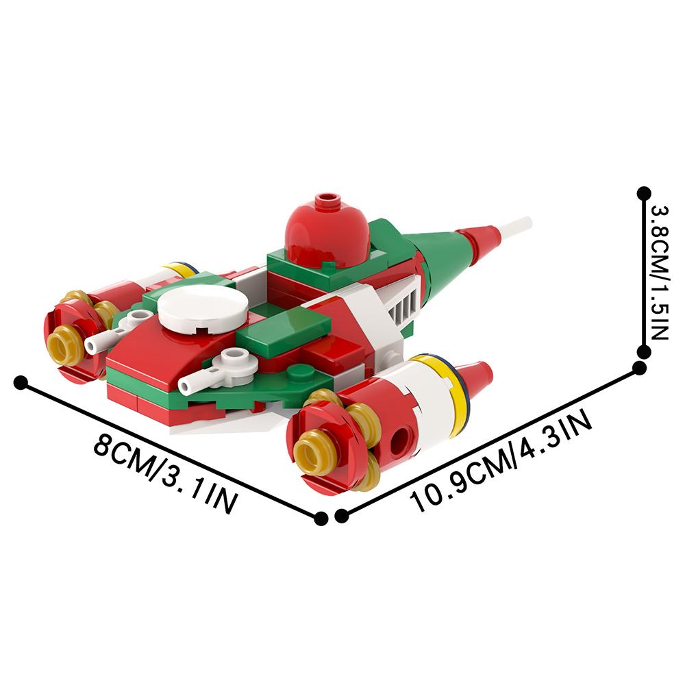 

MOOXI Космічні війни Аерокрафт MOC Модель Цегла DIY Діорама Дорослі Дитячі Іграшки Набір Будівельних Блоків Монтессорі Подарунки Кімнатна Декорація