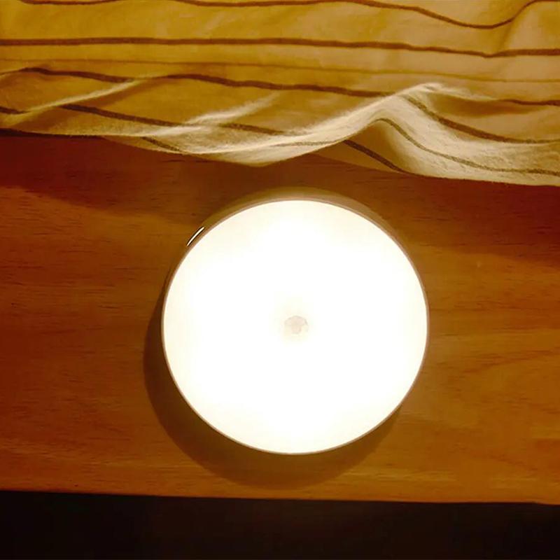 Světlo se senzorem pohybu Noční světlo do ložnice Dekorace místnosti USB LED lampa Dobíjecí Dekorativní světla pro domácnost Schody Chodba Skříň