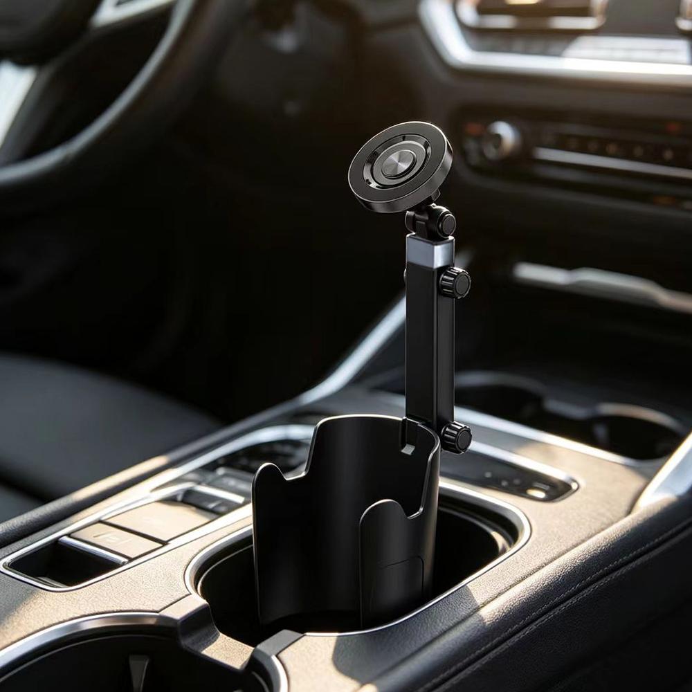 Car Cup Holder Phone Mount Universal Adjustable Long Arm Magnetic Cell Phone Stand Drink Cup Holder for MagSafe iPhone Samsung