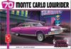 AMT 1/25 Custom Cruiser Series 1970 Chevy Monte Carlo Lowrider Plastic Model Kit AMT1458 (Car)