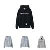 Trendiger Urban Style Bestickter Hoodie Für Paare Lockerer Schnitt Frühling Herbst Mode