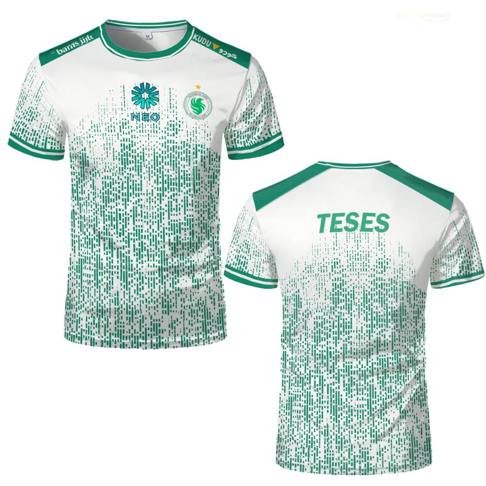Tým Falcons Letní bílé tréninkové dresy CS2 Esports Pro League NIKO m0NESY Trička Pánská s kulatým výstřihem Dárky