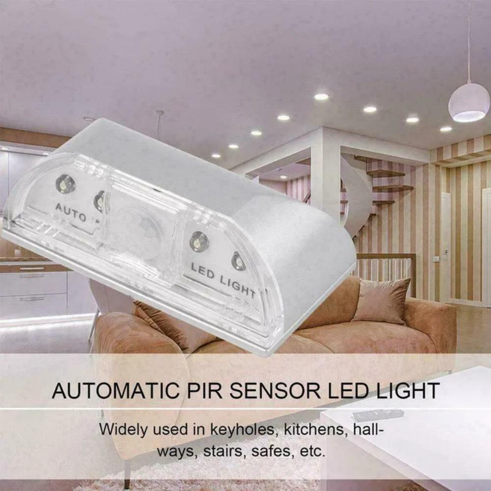 Auto Sensor Motion Detector Light 4 LED Lamp Cabinet Lights High Quality Sensor Lamp