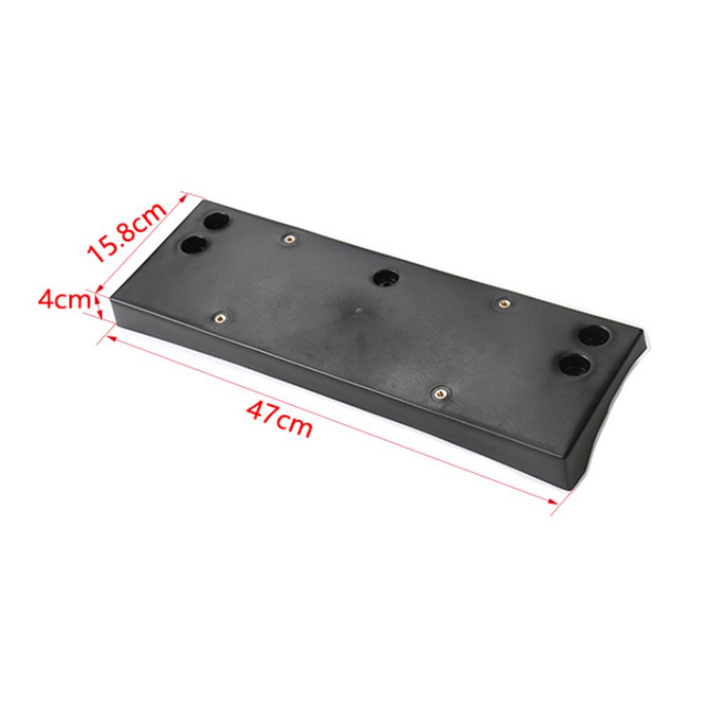 Car 4WD Front Bumper License Plate Bracket Holder for Jeep Renegade 2016 2017 2018    2022 Exterior Accessories