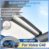 Pentru Volvo C40    2024 Parasolar Panoramă Auto Protector Umbrele Adsorbție Electrostatică Accesorii Scut Termic Anti-UV