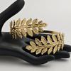 Metal Leaf Upper Arm Bracelet for Women Greek Roman Style Women's Armband Upper Arm Cuff Gold Color Jewelry Gift