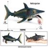 Marine Animal Simulation Model Figures: Shark, Dolphin, Hammerhead, Crab, Squid, Starfish for Kids' Education