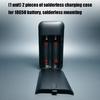 Removable Battery Case Battery Holder Rechargeable Batteries Storage Box Detachable Mobile Power Module Plastic Texture