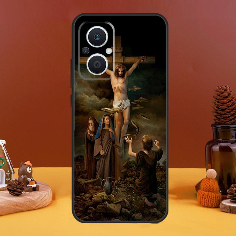 Christian Jesus Case For OPPO Reno 4Z 5Z 8T 10 Pro 11 F 4 6 7 8 5 Lite OPPO Find X6 X5 Pro X2 X3 Lite Cover