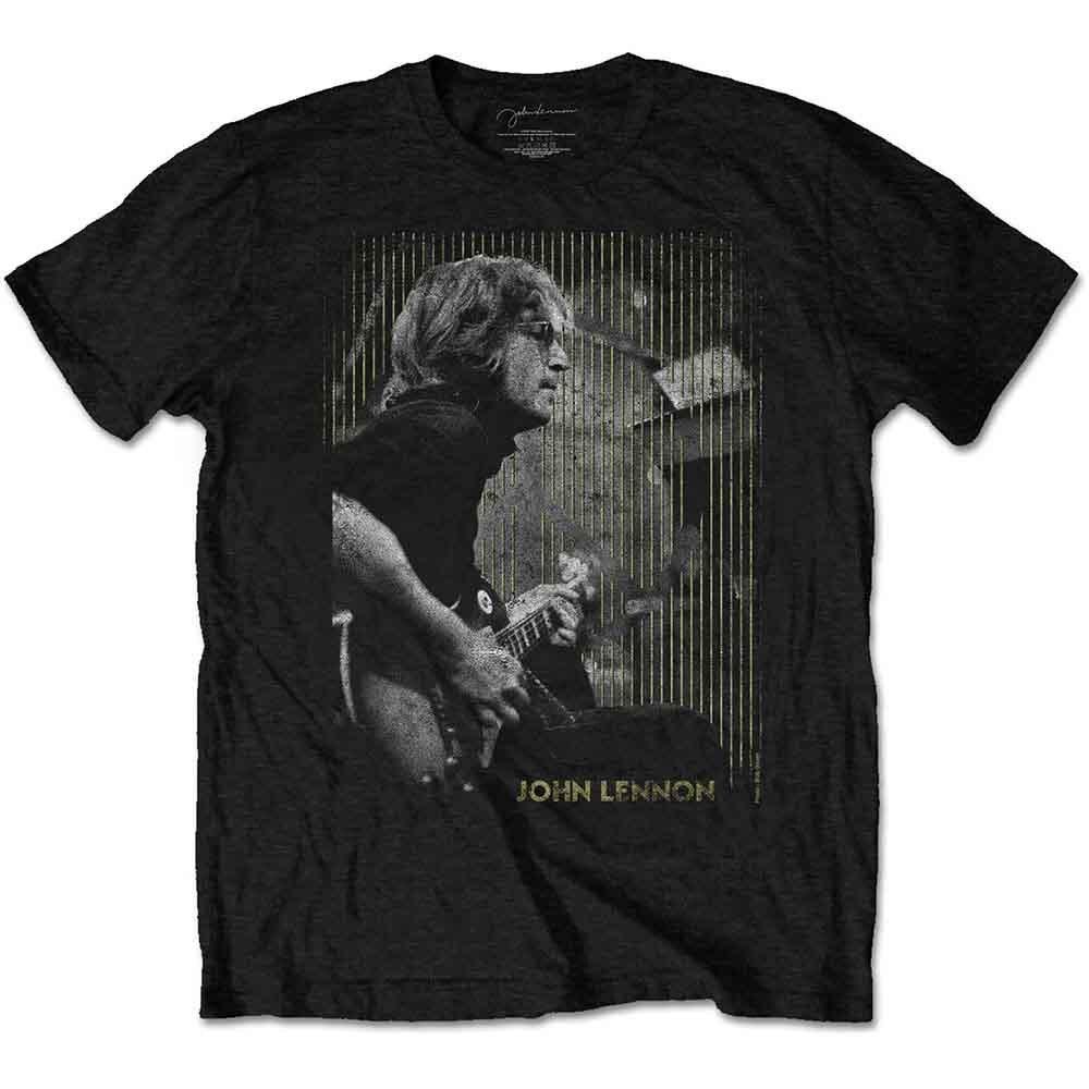 Джон Леннон Футболка Gibson Черная Новая Унисекс Футболка M