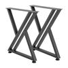 Table Legs, 740 X 610 Mm (H X W) Steel Furniture Legs, 1000 Kg Max Load Heavy Duty, Easy Installation, Stable for Home Office Desk DIY, Coffee Dinner