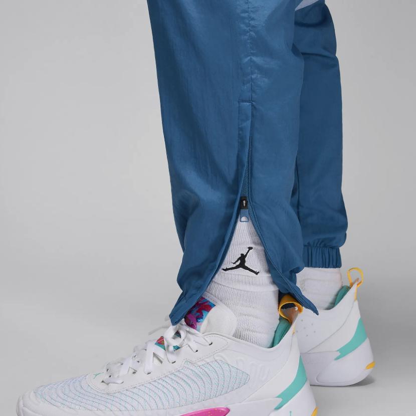 Jordan Sport Color Block Drawstring Casual Jogger Pants Men Bottoms Blue FN5851-457
