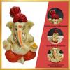 Ganesha Idol with Red Pagdi for Home & Office Decor | Car Dashboard Idol Ganesha Murti Ganpati Idol for Home Decor