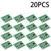 1-20PCS 12V Capacitive Touch Switch Sensor Module Push Button Touching Key Module Jog Latch With Relay DC 6-20V 3A TTP223