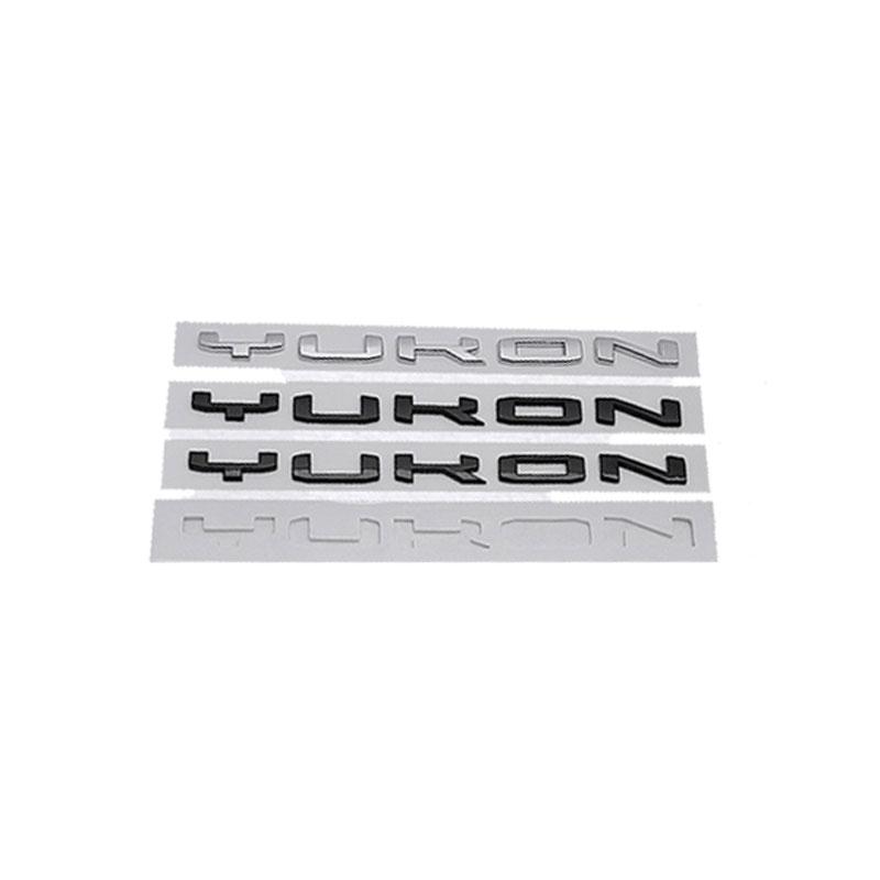 AABJZ1 YUKON neues Etikett Autoaufkleber Für GMC CHEVROLET Pickup modifiziertes Zubehör Heckklappen-Emblem Seitentür-Logo dekorieren groß klein