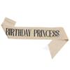 Princess Birthday Shoulder Strap Glitter Ribbon