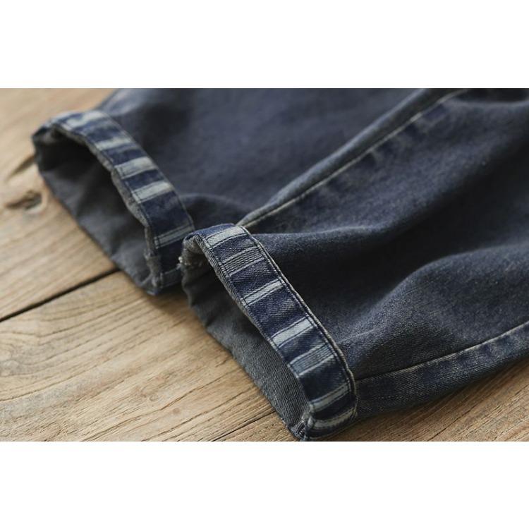 Elastische, lockere Jeans für Damen in Übergröße, neue Hose im Retro-Stil, lässige Haremshose mit hoher Taille