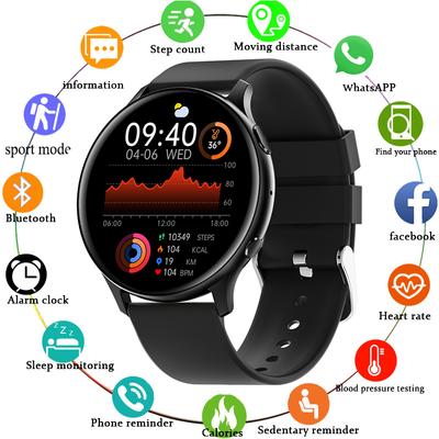Chytré hodinky pro muže Bluetooth Telefonní hovory Dámské chytré hodinky Digitální monitor tělesné teploty Sportovní vodotěsné hodinky Pro Android