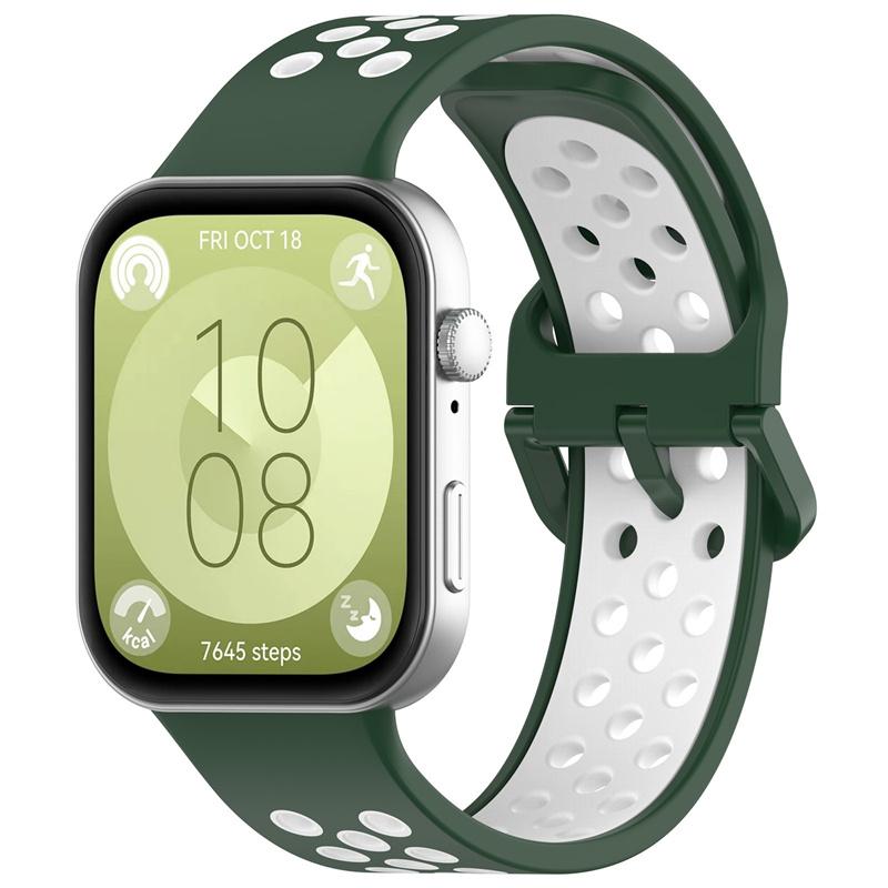 Silikon für Huawei Watch Fit 3 Armband Zubehör Sprot atmungsaktiv Ersatzband Correa Armband für Huawei Watch fit3 Band