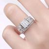 New Princess Square Cz Wedding Rings For Women High Quality  Color Sparking Engagement Proposal  Statement Jewelry