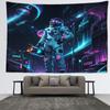 Neon Straße Astronaut Wandteppich Hängen Psychedelic Minimalistischen Kunst Hippie Tapiz Mysterious Wohnkultur Hintergrund Stoff