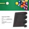 3 Holes Pool Cue Holder Portable Prevent Slip Stable Weighted Billiard Cue Holder for Table Chair Weighted Pool Cue Holder
