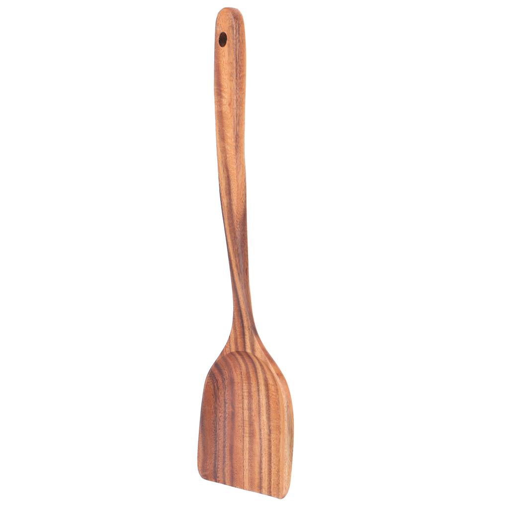 Wood Shovel Long Handle Cooking Turner NonStick Spatula Kitchen Utensils Kitchenware