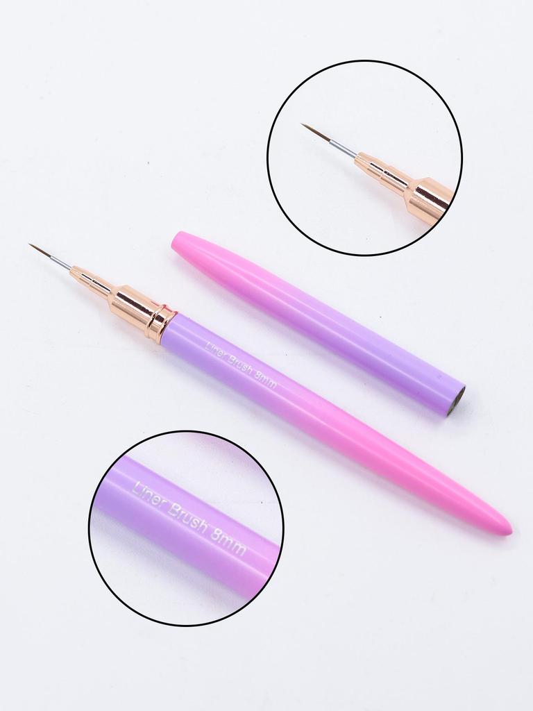 Japanese Pink Gradient Nail Art Striping Brush for Drawing & Flower Painting