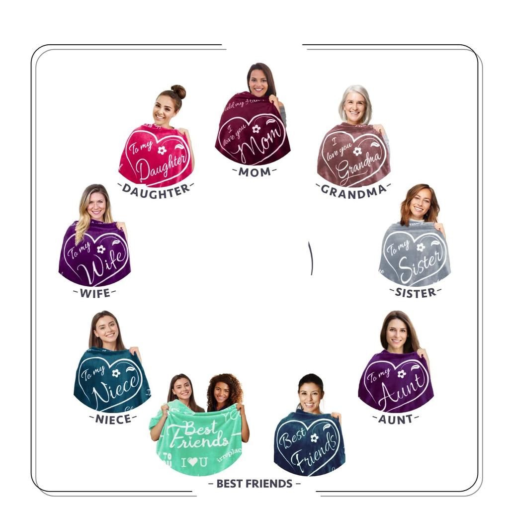 Prezenty dla siostry Kocyk od siostry Prezenty urodzinowe Szwagierka Brat Bday Siostry, które mają wszystko Prezenty Rzut kocem