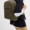 Coach Theo 27 Classic Monogram Leather Backpack Large Men Backpack Olive CAK98-RM3