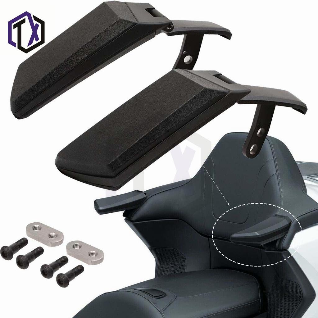 Honda Gold Wing GL1800 Adjustable Rear Trunk Passenger Armrest, Foldable, Fits 2018-2022 Models