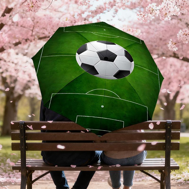 1PC Soccer Field Umbrella-8-Rib Reinforced Portable Folding Travel Suitable for All Seasons Outdoor Daily Use-G404