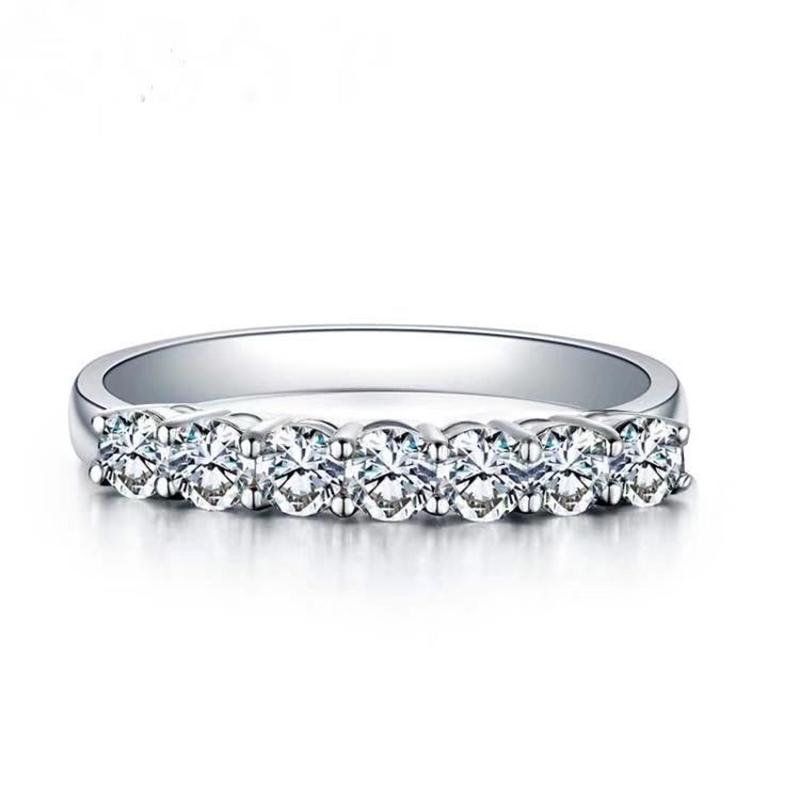 

New Design Fashion Pink Silver Color Aesthetic Promise Ring for Women Party Gift Jewelry Wholesale R4324a 5 белый