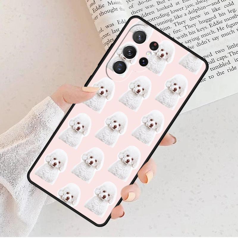 Poodle Dog Cartoon Phone Case For Samsung Galaxy S25 S23 S30 S8 S21 S20 FE S24 S22 Note 10 20 Plus lite Ultra