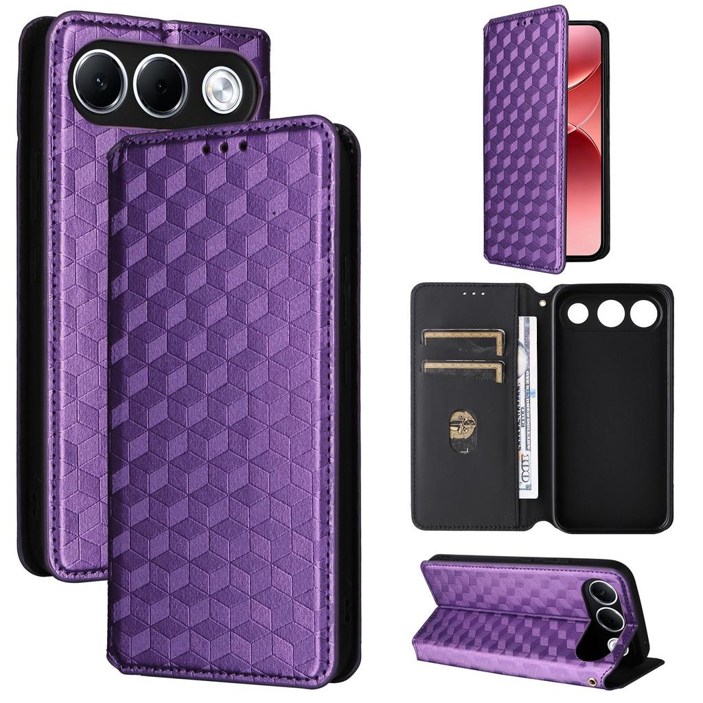 Housse à rabat compatible pour OPPO A7 Pro en cuir PU Protection intégrale avec [Blocage RFID]