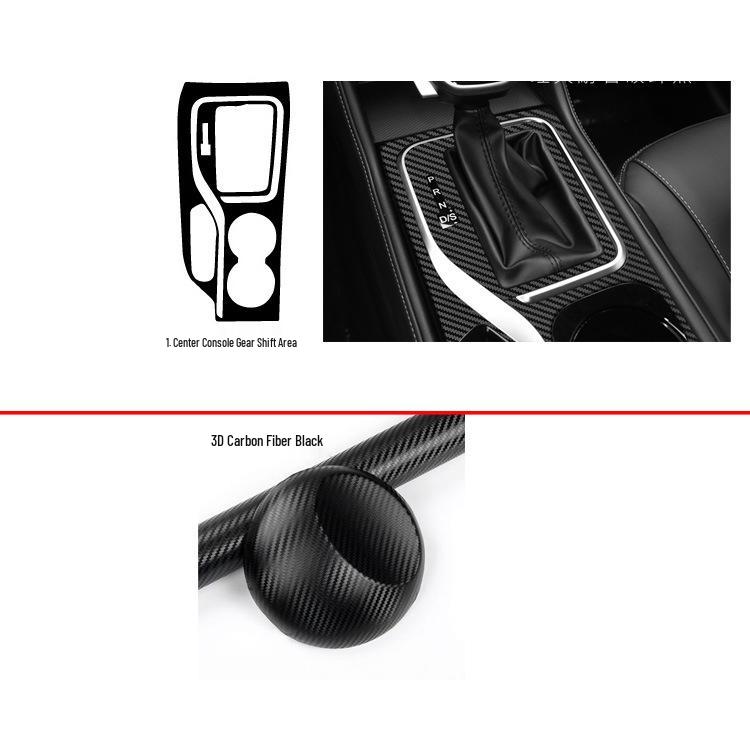 Joyyear X4 Carbon Fiber Gear Shift & Console Decor Stickers