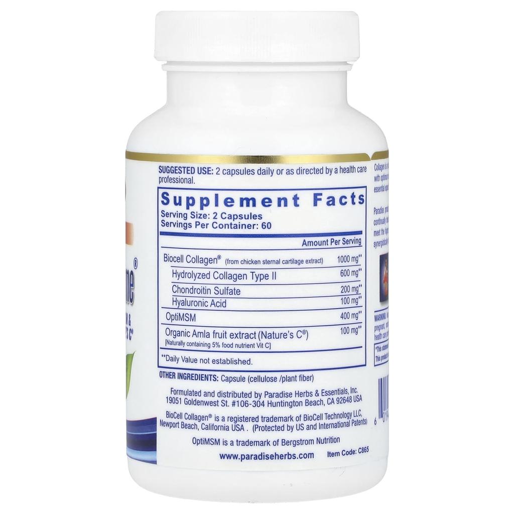 Collagen Extreme, Optimsm & Nature’S C with Biocell Collagen, 120 Capsules