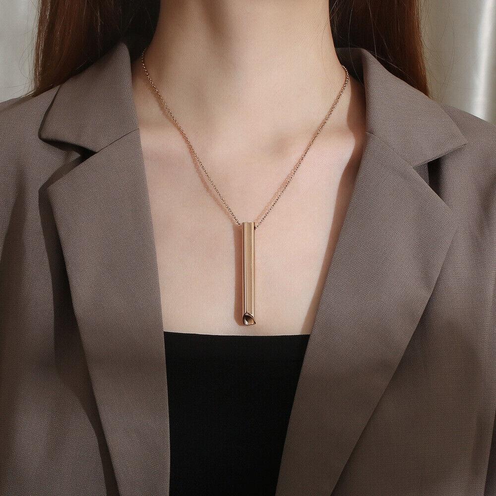 Stress Anti Necklace Relief Breathlace Quit Smoking Breathing Mindfulness