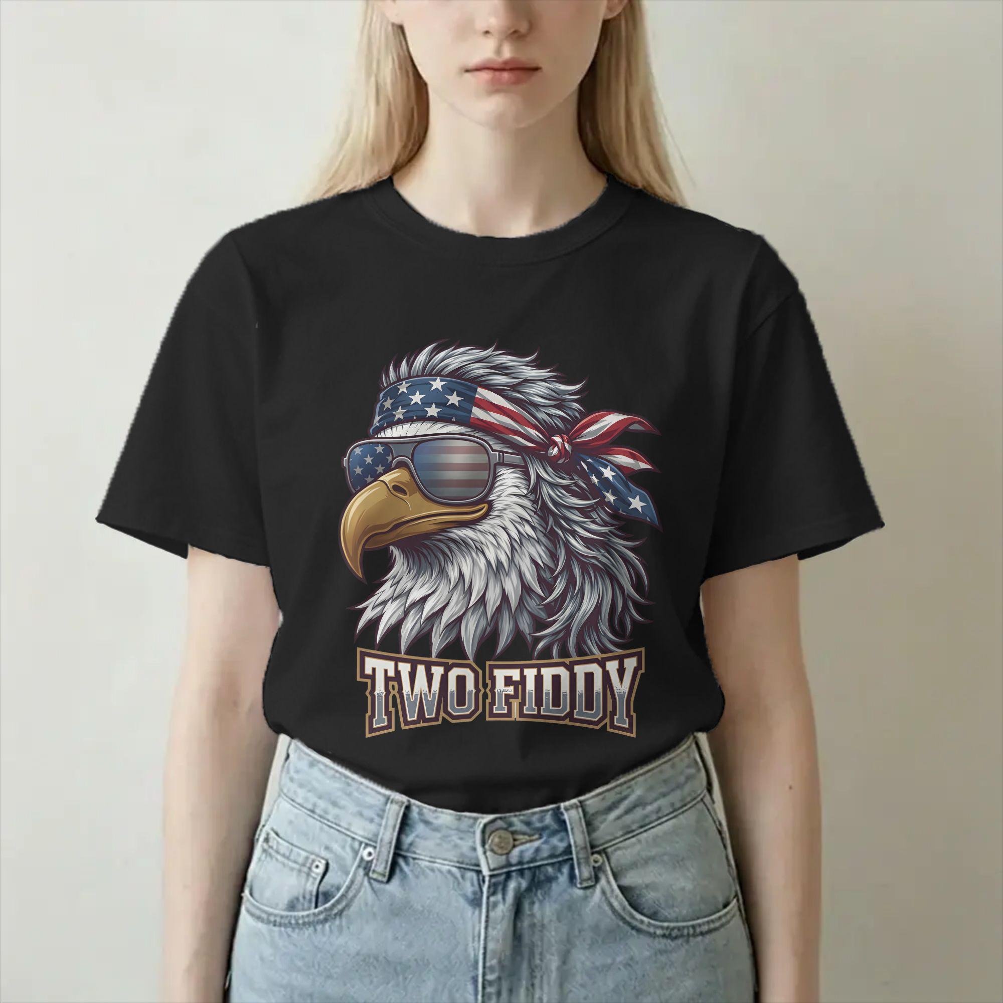 Unisex Unisexs Tshirt Two Fiddy 2 Fiddy 250th Novelty Cotton Tee Shirt Short Sleeve 4th Of July T Shirt Crewneck Clothes Plus Size S